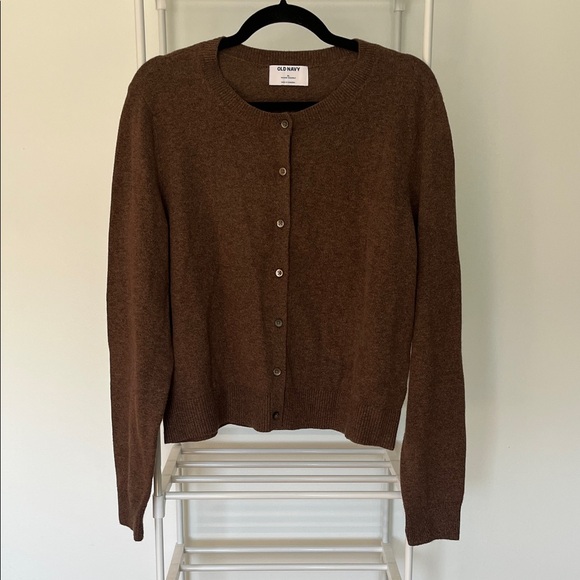 Old Navy Sweaters - Old Navy Women's Brown Button-Front Knit Cardigan